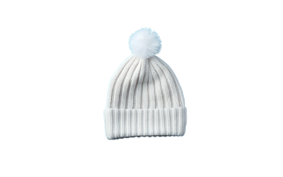 White beanie transparent background