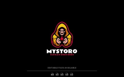 Wizard Mascot Logo Design 2564