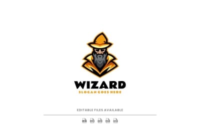 Wizard Mascot Logo Design 021