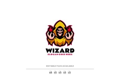 Wizard Mascot Logo Design 301