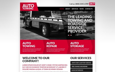 "Automobile Towage" 响应式Joomla模板 #52585