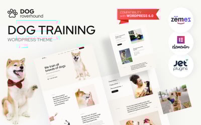 Dog Roverhound - Pet Care &amp;amp; Dog Training WordPress Theme