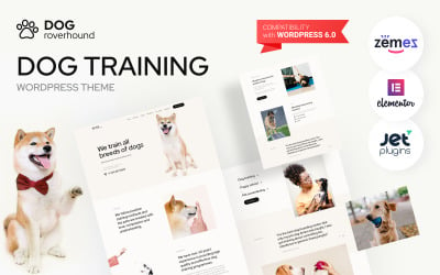 Dog Roverhound - Tema de WordPress para entrenamiento de perros