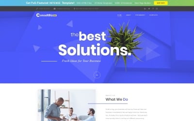 Ingyenes érzékeny vállalati sablon webhelysablon