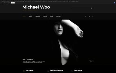 Michael Woo - Fotoğrafçı Portföyü Zarif Joomla Şablonu