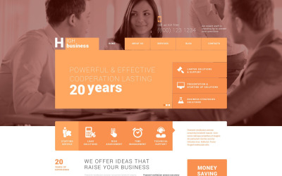 Motyw WordPress Smart Business Solutions