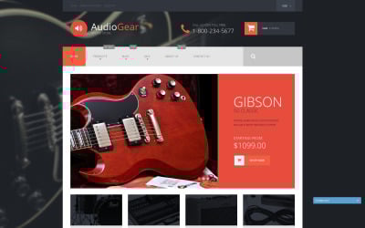 Müzik Aletleri Shopify Teması