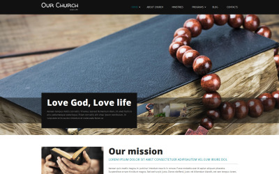 Plantilla Drupal Responsive para Sitio de Religión #52592