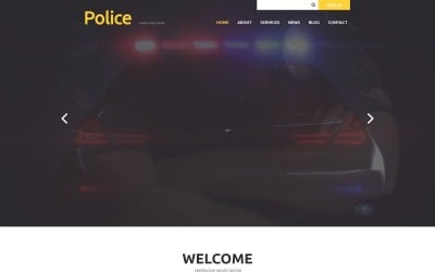 Politiebureau Joomla-sjabloon