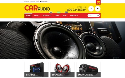 Responsive Car Audio Video Equipment Woocommerce #52521