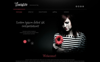 Responsive Theater Responsive WordPress Theme #52560