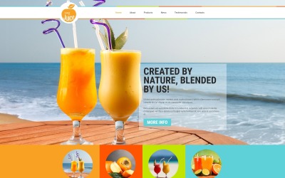 Responsivt Food & Drink Responsive Joomla Template Joomla-mall #52584