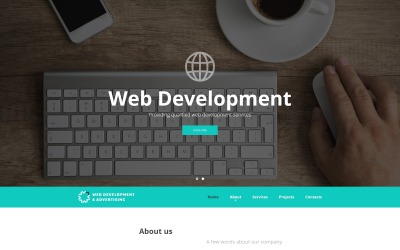 Responsywny szablon strony www Web design i reklama #52537