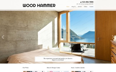 Reszponzív Residential Remodeling Website Template Weboldal sablon 52522