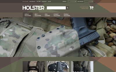 "Secure Weapon Capture Magento Theme" Responsive Magento Thema №52573