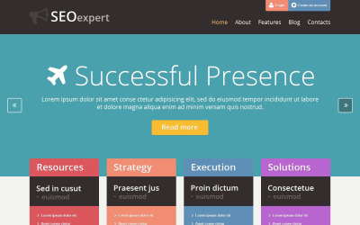 SEO Weboldal érzékeny WordPress téma