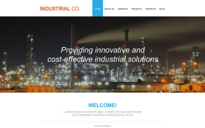 Szablon Muse Industrial Muse Template #52532