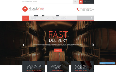 Tema Shopify "Excellent Wine" #52597
