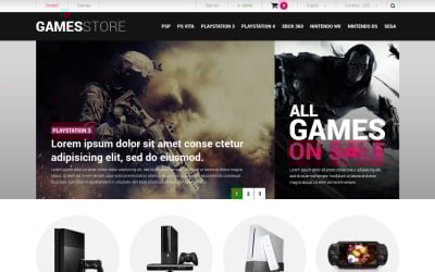 Thème PrestaShop pour Consoles de Jeux Vidéo