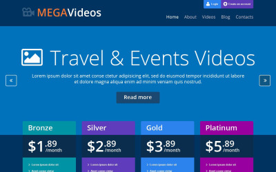 Video Services WordPress-thema