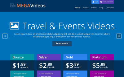 WordPress téma Video Services