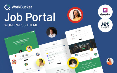WorkBucket - Portale di lavoro, Tema WordPress per la directory di reclutamento