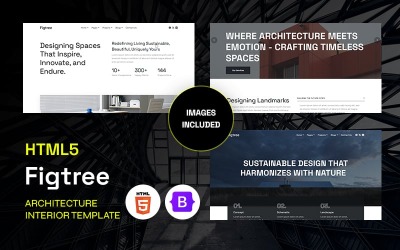 Figtree :: Plantilla HTML5 de arquitectura y diseño de interiores