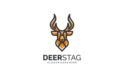 Mascot Deer Logo Design Template 874