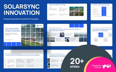 SOLARSYNC Enerji Sunumu PowerPoint Şablonu