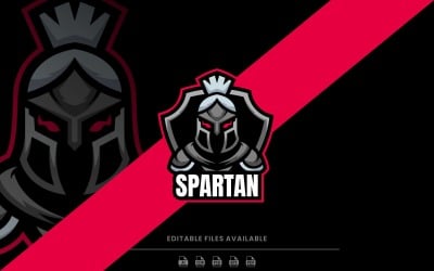 Spartan Mascot Logo Design