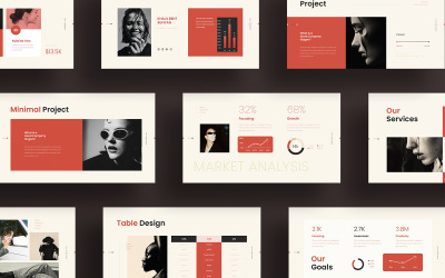 Šablona kreativní minimalistické prezentace Google Slides V2