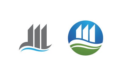 Business growth Finance concept logo illustration design v.105