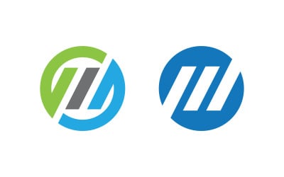 Business growth Finance concept logo illustration design v.107