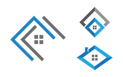House Property concept icon logo template v.112
