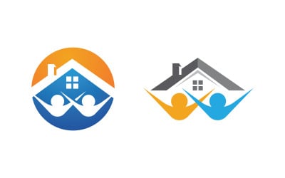 House Property concept icon logo template v.119