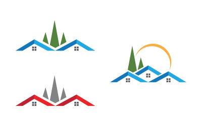 House Property concept icon logo template v.120