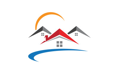 House Property concept icon logo template v.124