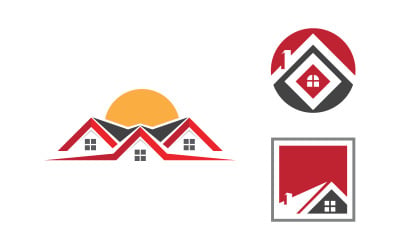 House Property concept icon logo template v.125
