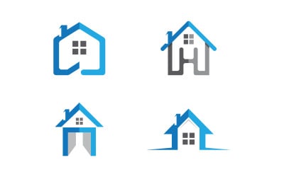 House Property concept icon logo template v.129