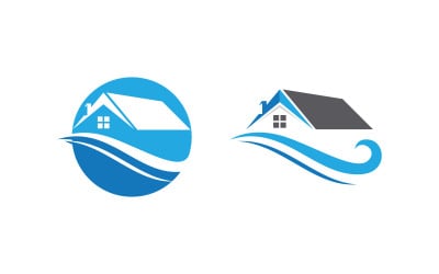 House Property concept icon logo template v.130