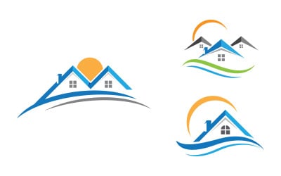 House Property concept icon logo template v.133