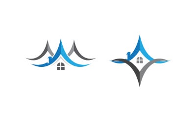 House Property concept icon logo template v.135