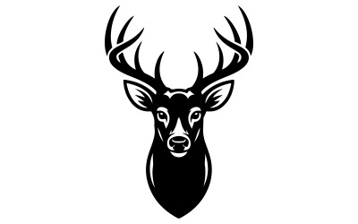 A vector illustration a deer
