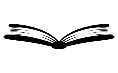 Eine Buch-Vektorgrafik