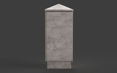 Electrical Box Lowpoly 3D Model