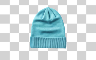 Gorro azul de inverno png fundo