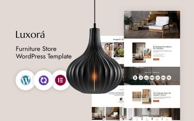 Luxora – Furniture And Interior Design CMS Elementor Template