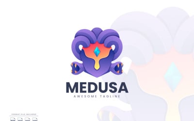 Medusa Gradient Logo Template