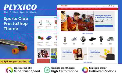 Plyxico - Sports, Gaming & Fitness Store Prestashop Theme