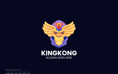 Kingkong Farbverlauf-Logo